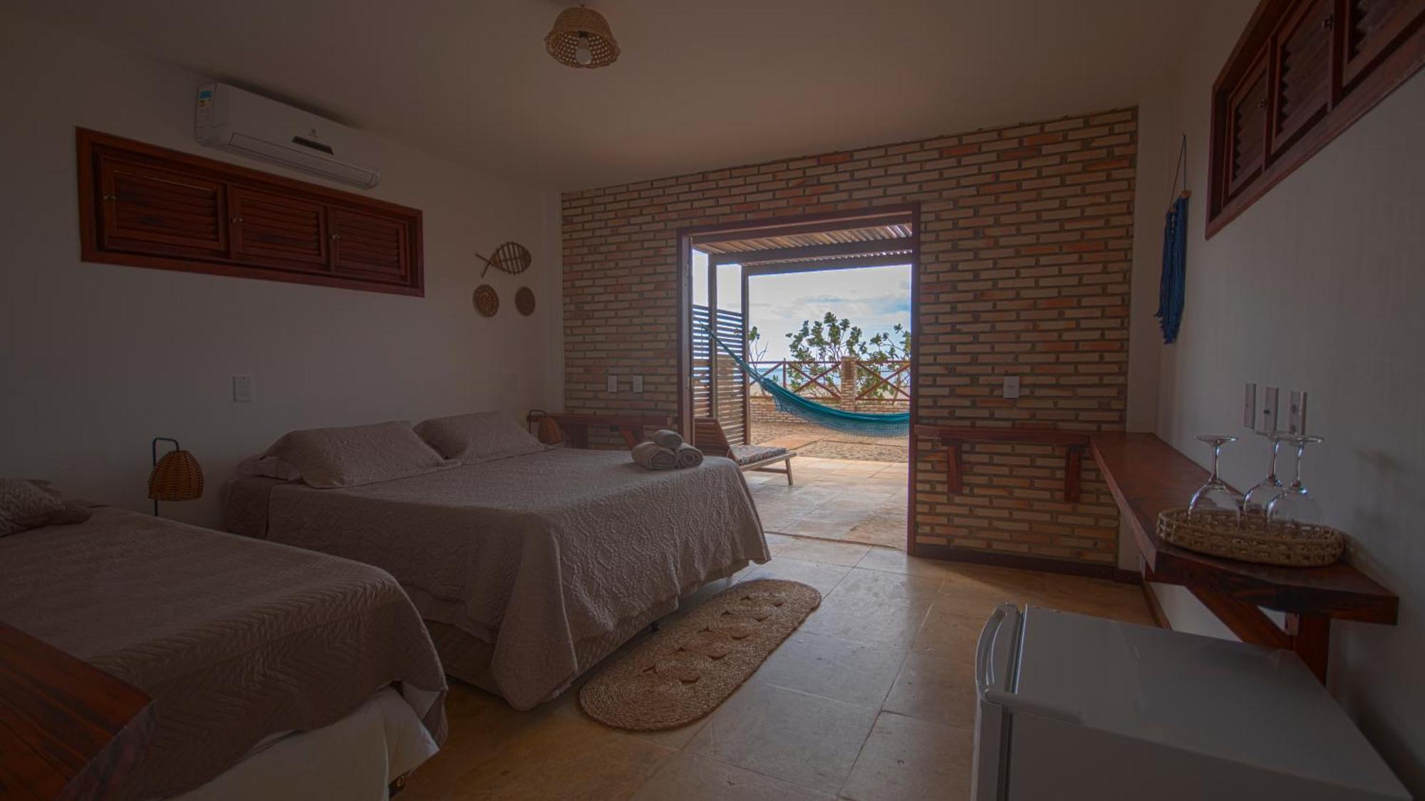 Beach House - Suite 2 - Na Praia -Beachfront Barra Grande  Esterno foto